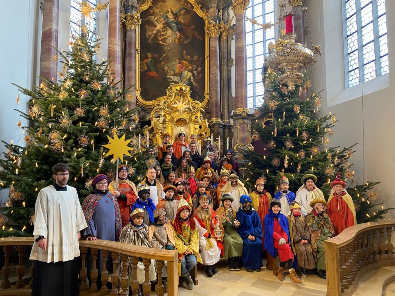 Die Sternsinger waren unterwegs