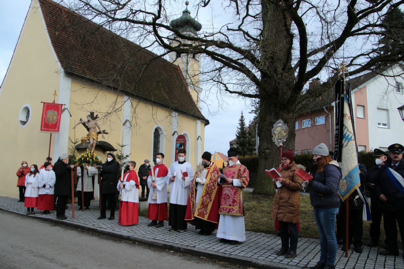 Andacht zum Sebastiansfest mit Prozession