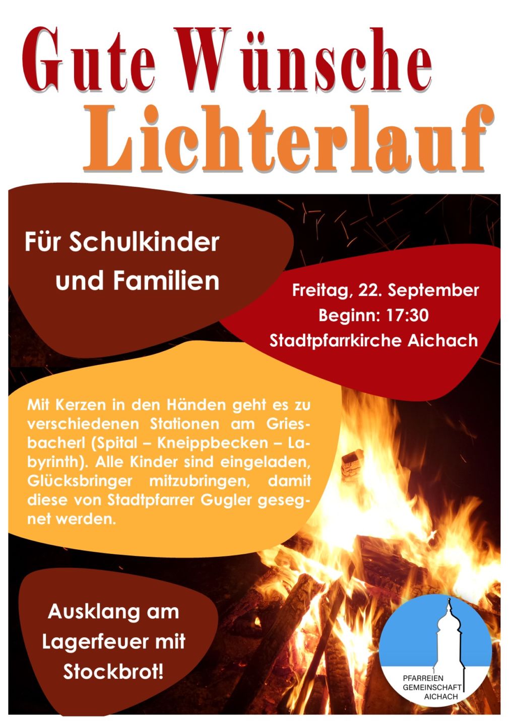 Gute Wünsche-Lichterlauf