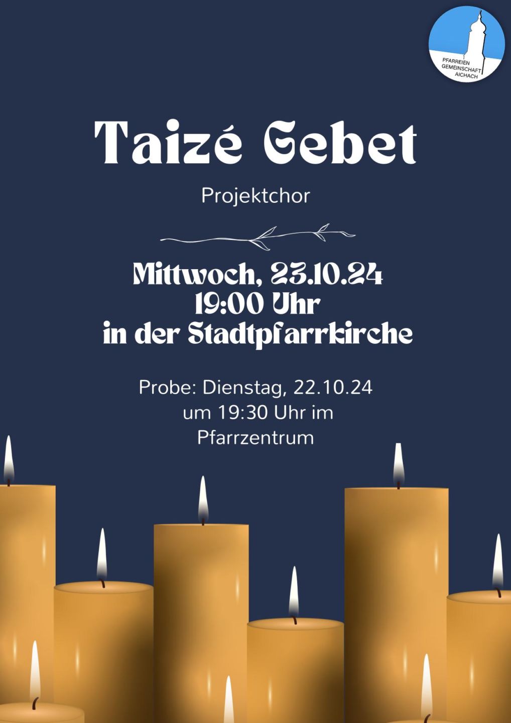 Projektchor für Taizégebet 