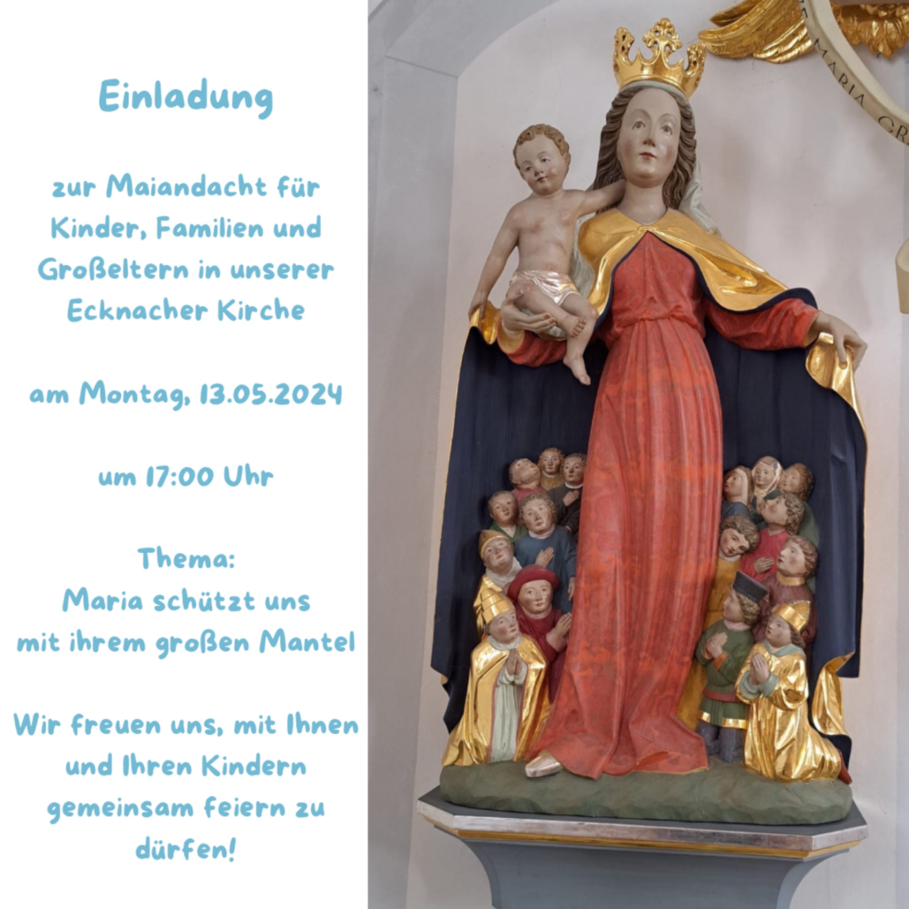 Maiandacht für Kinder und Erwachsene