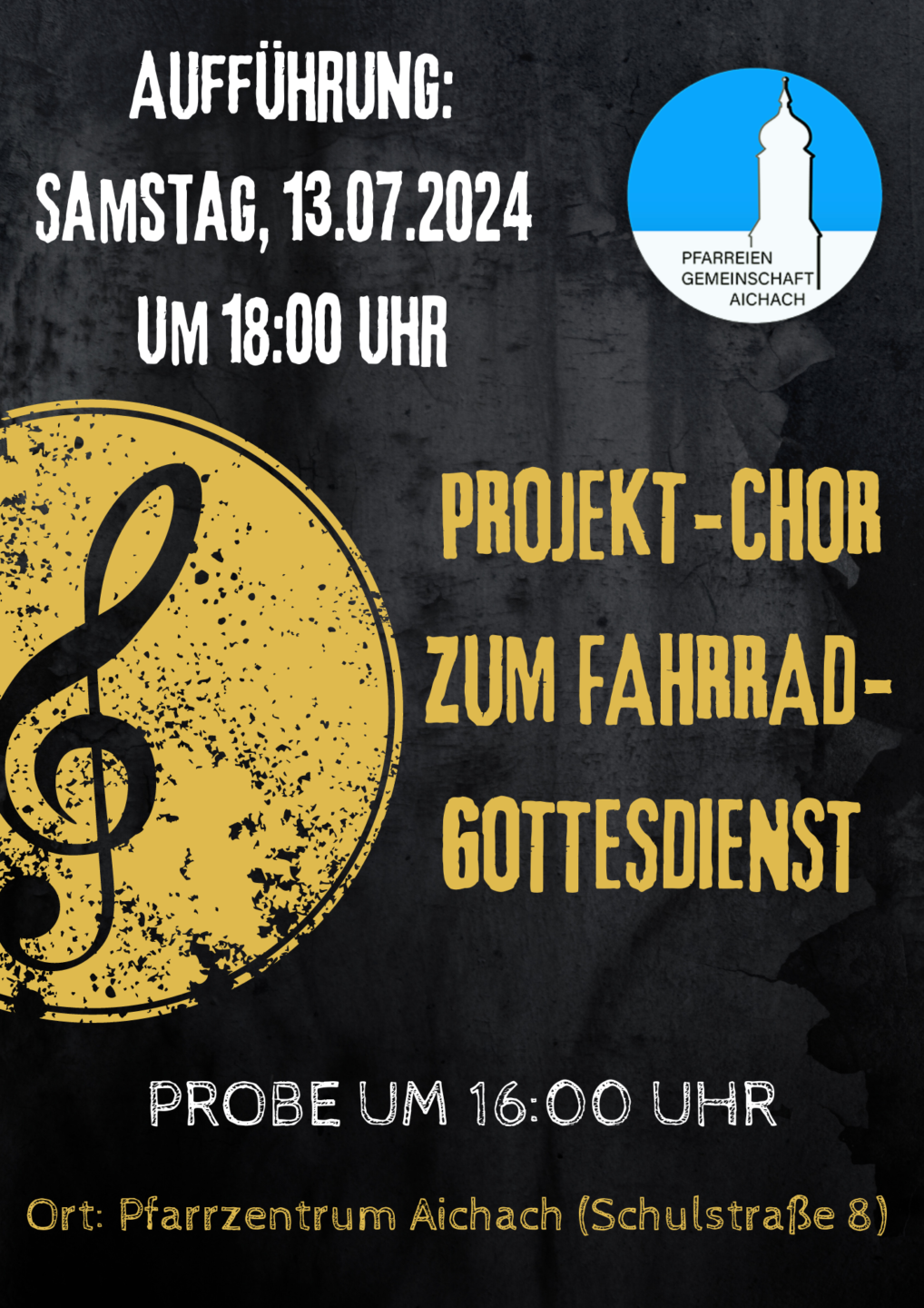 Projektchor zum Fahrradgottesdienst