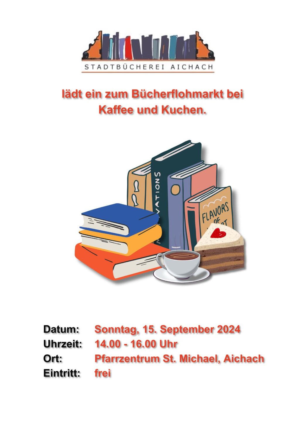 Bücherflohmarkt im Pfarrzentrum