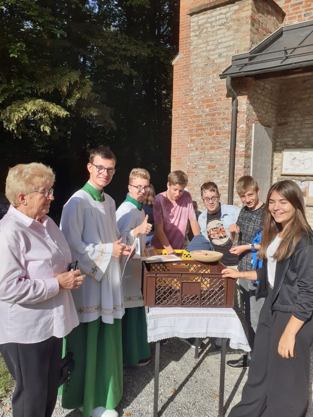 Aktion Minibrot an Erntedank