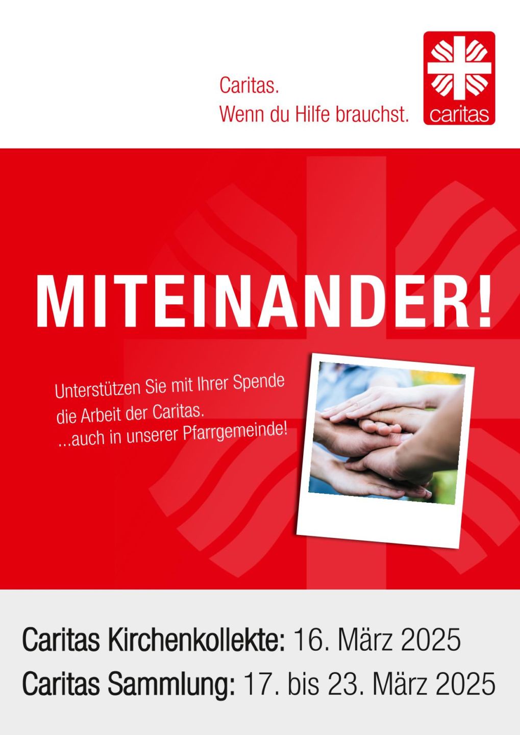 Caritas-Frühjahrssammlung