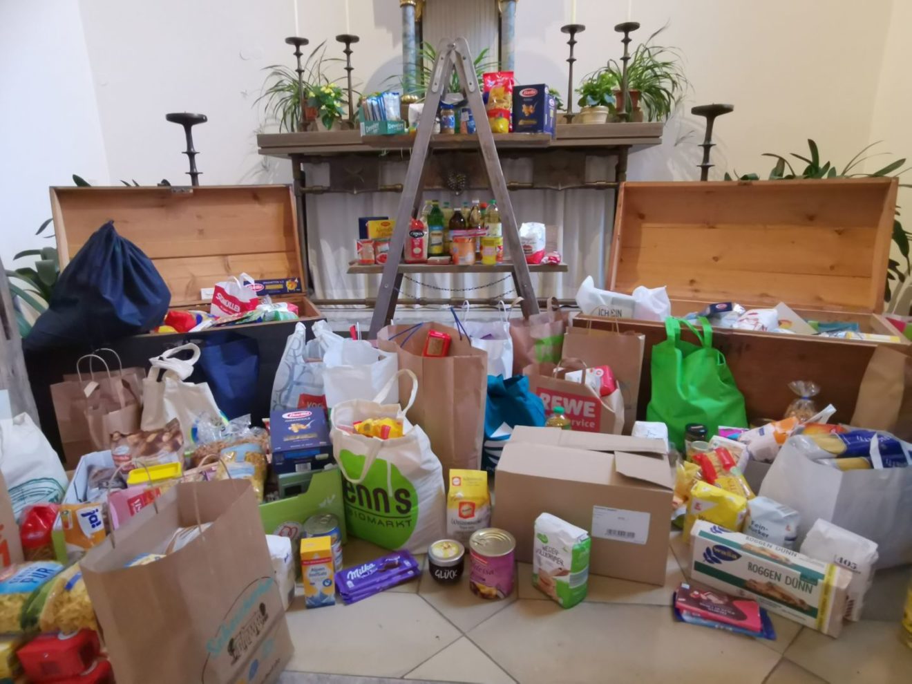 Lebensmittelspenden für die Tafel