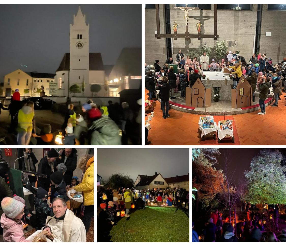 St. Martin ritt am Martinstag durch Ecknach