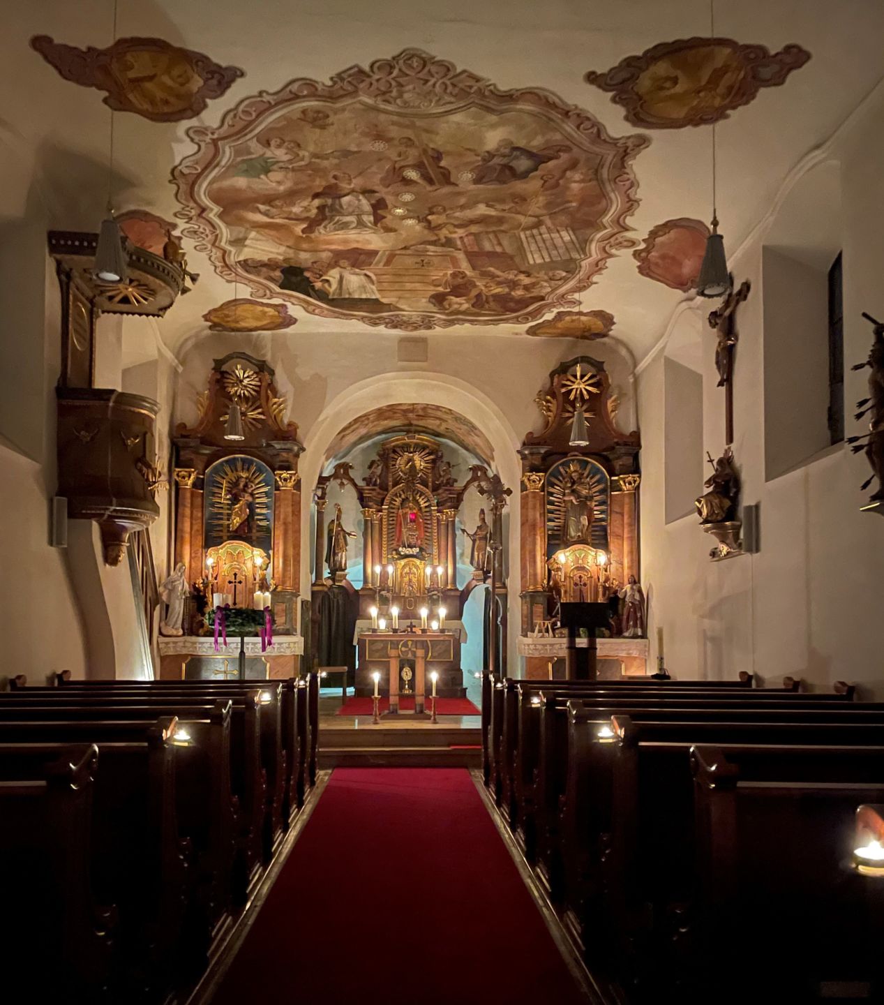 Lichtermesse in Unterschneitbach