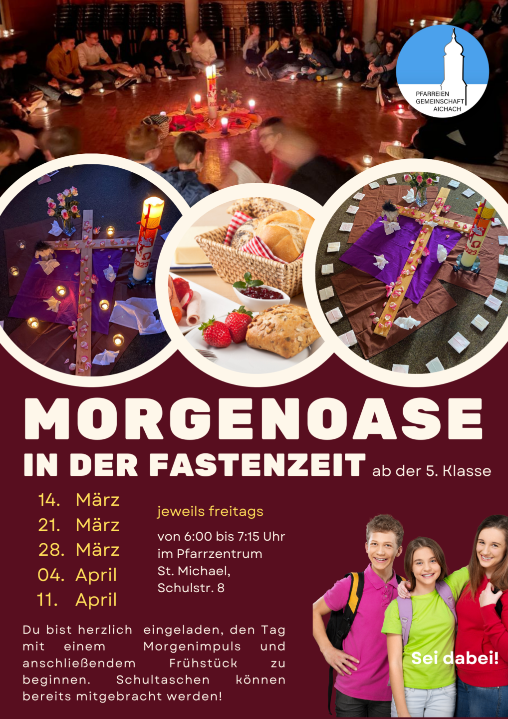 Morgenoase für Jugendliche in der Fastenzeit