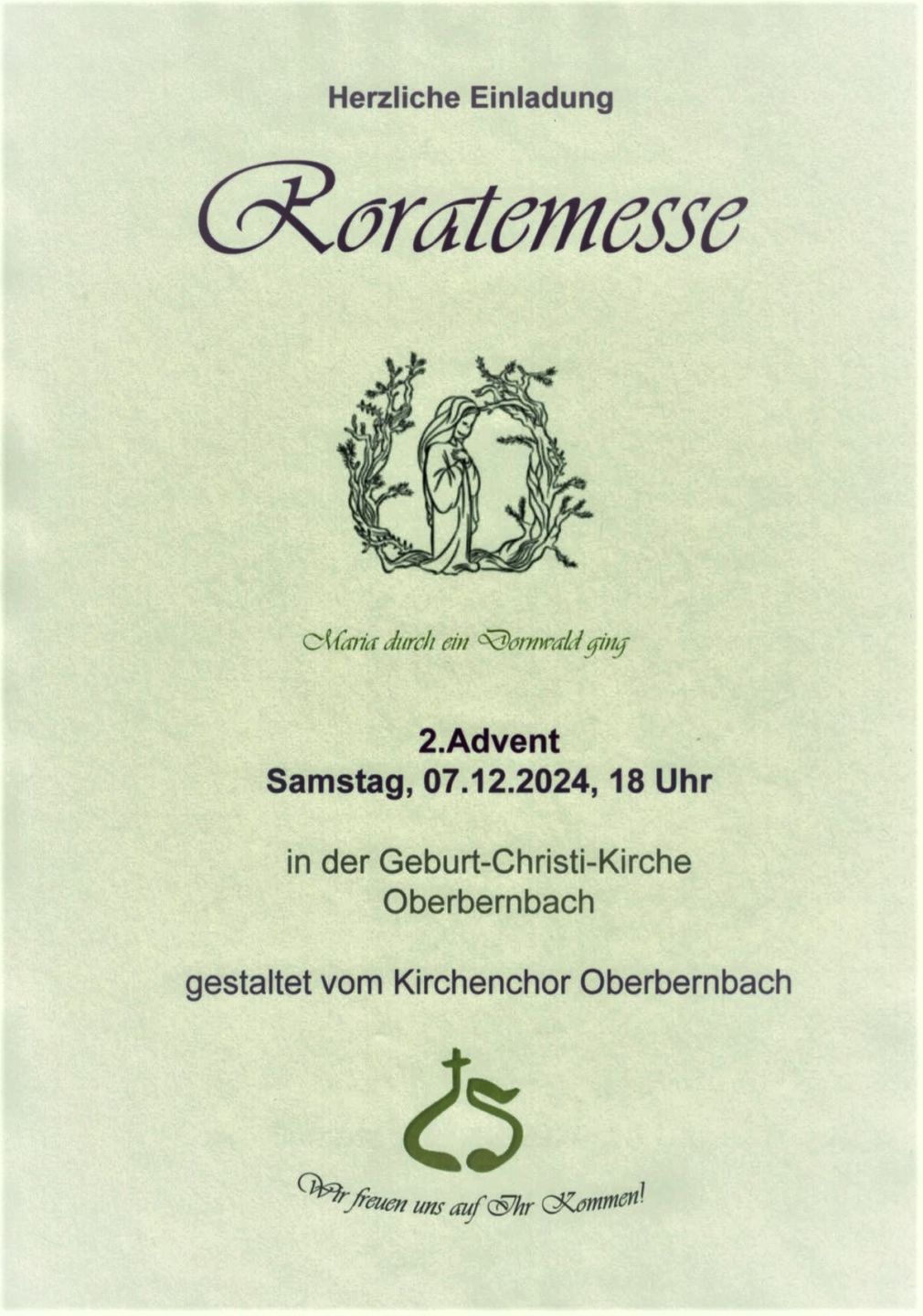 Lichtermesse in Oberbernbach