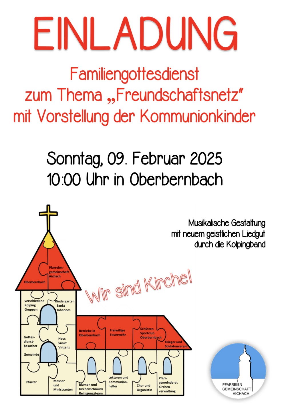 Familiengottesdienst in Oberbernbach