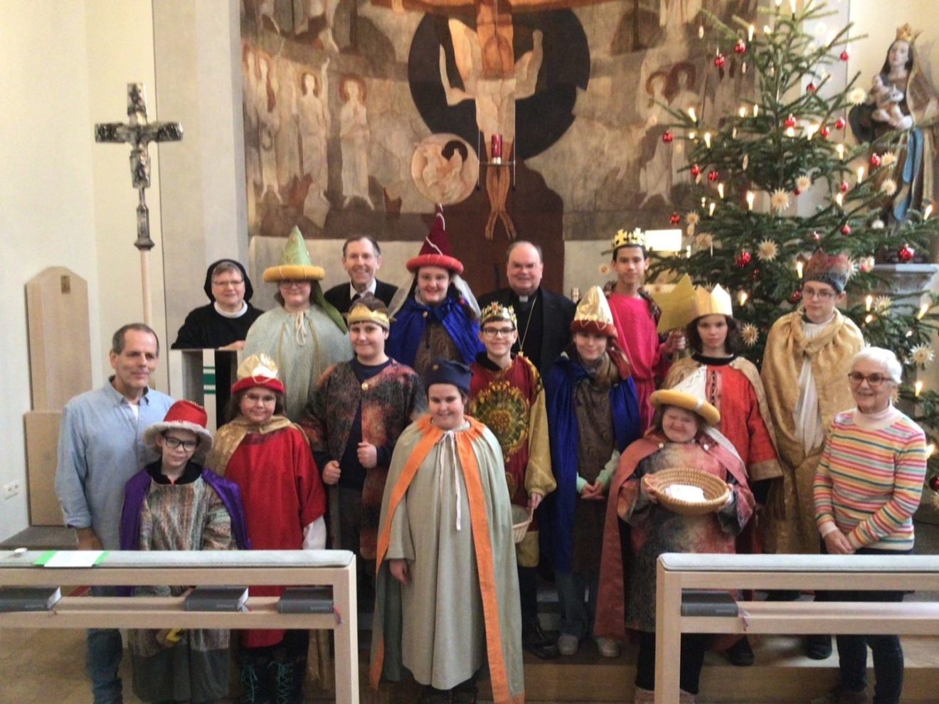 Sternsinger beim Bischof