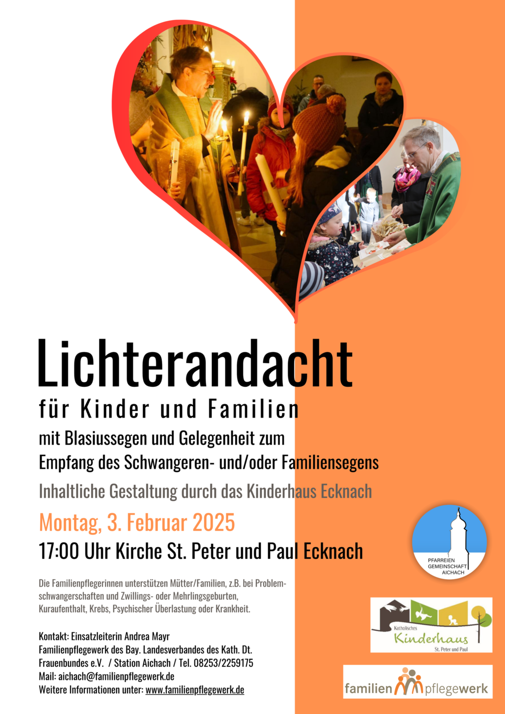Lichterandacht für Kinder und Familien
