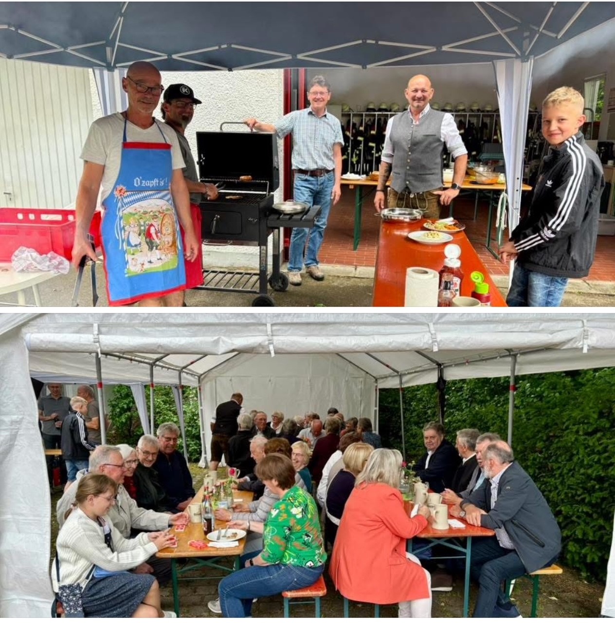 Grillfest in Oberschneitbach