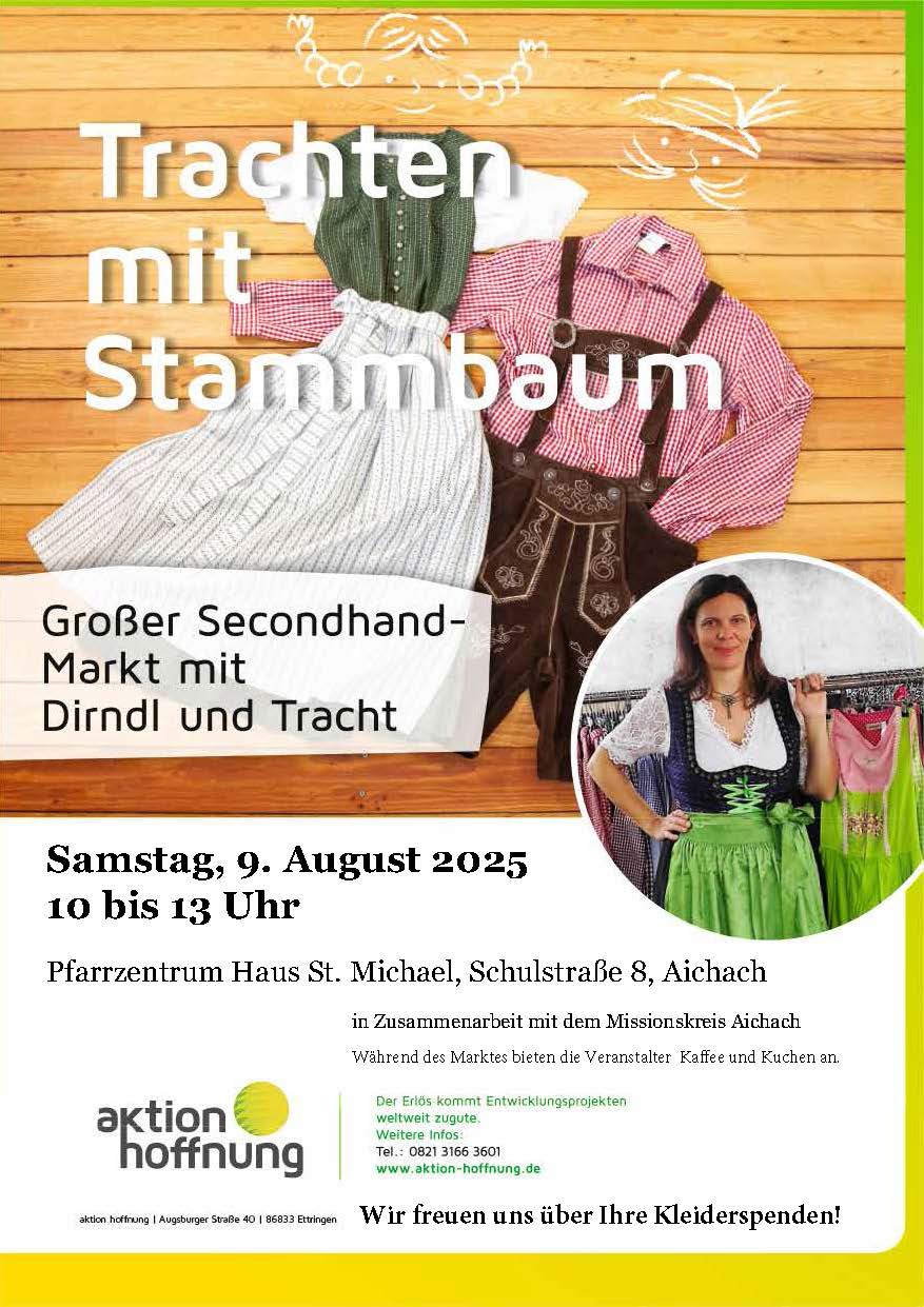 Secondhand-Trachtenkleidermarkt im Pfarrzentrum