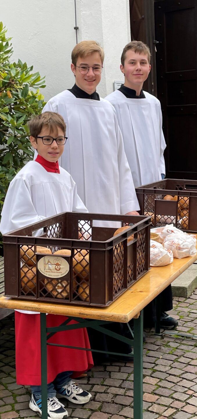 Aktion Minibrot an Erntedank