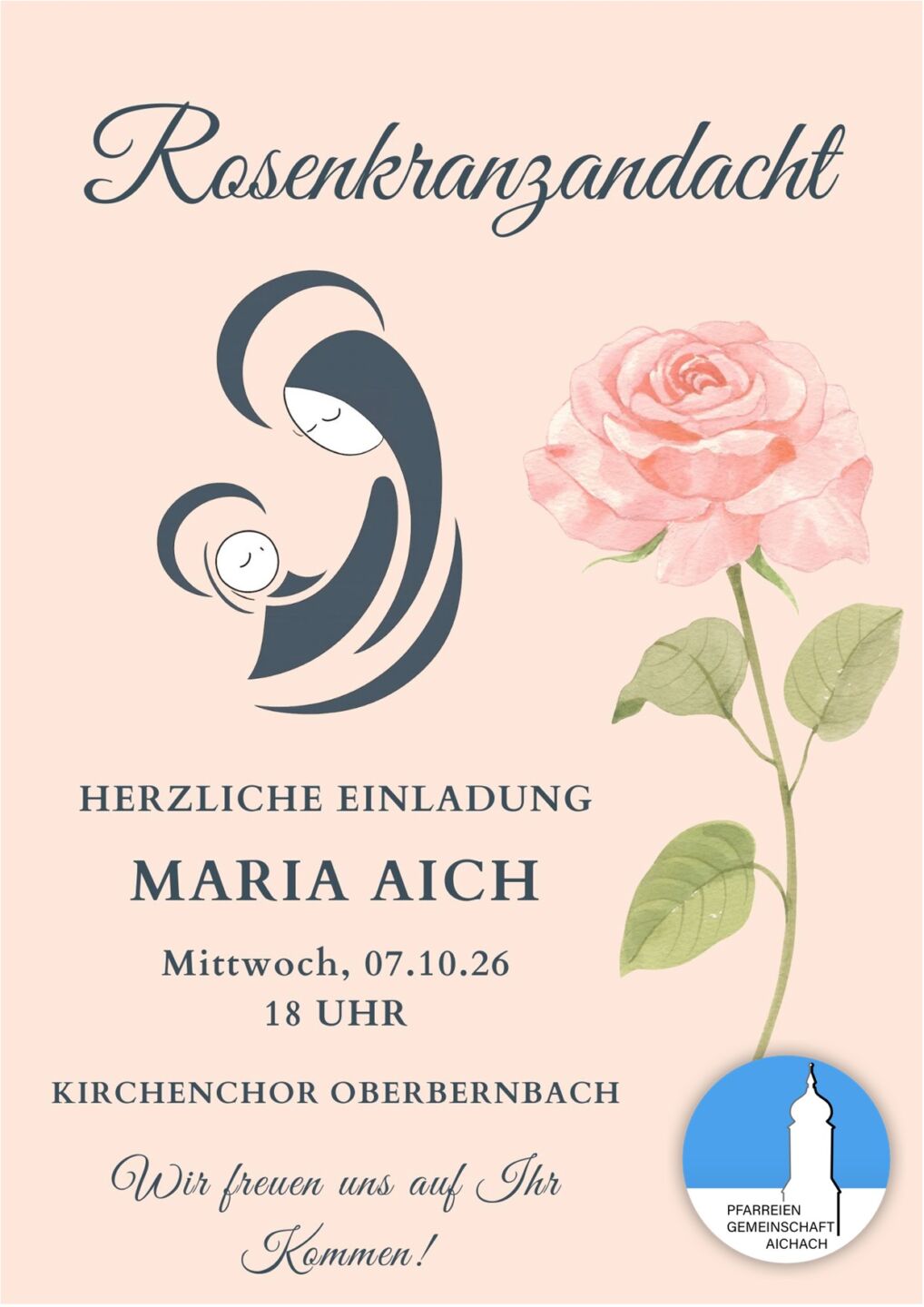 Rosenkranzandacht in Maria Aich