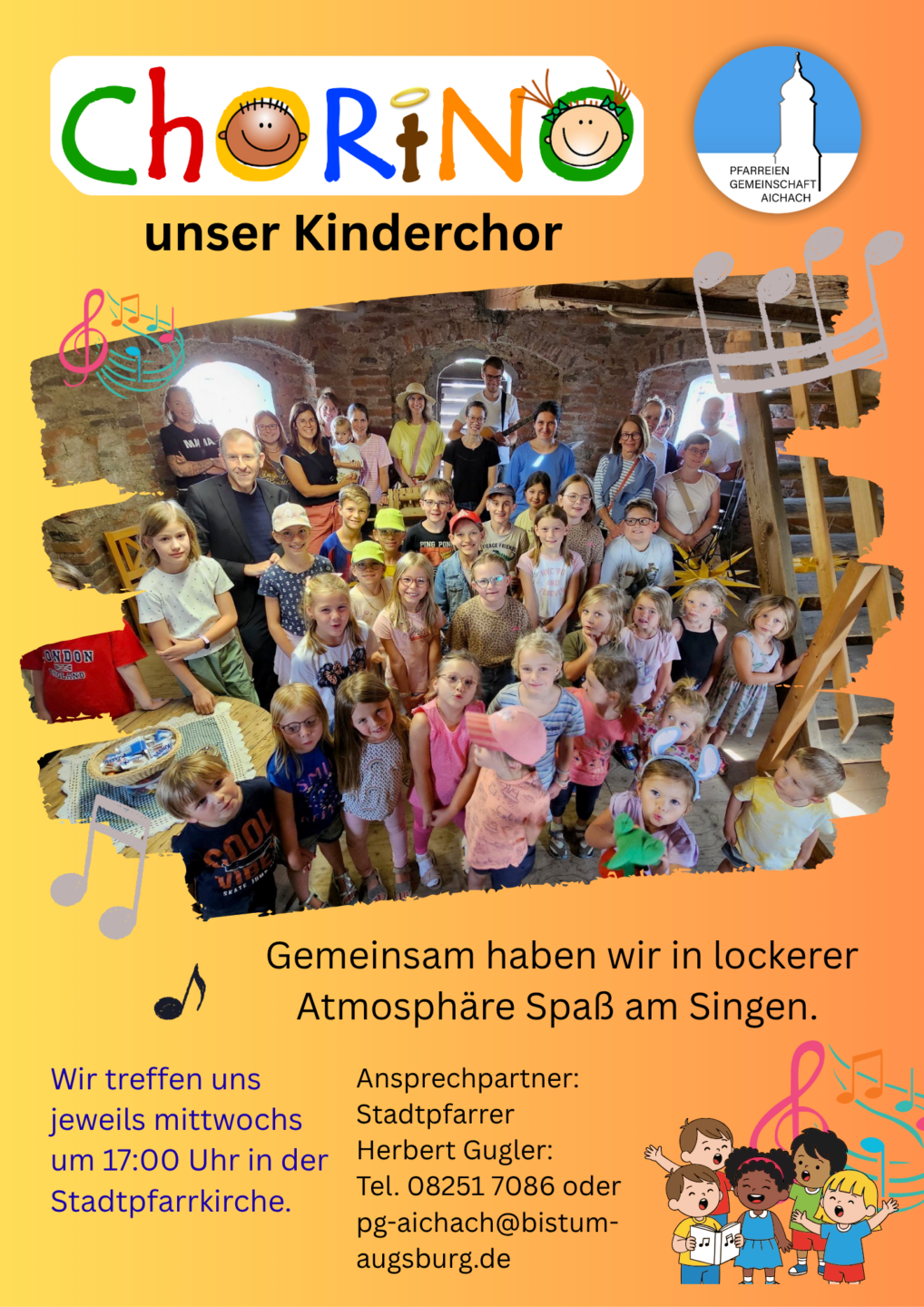 Probenstart Kinderchor ＂Chorino＂