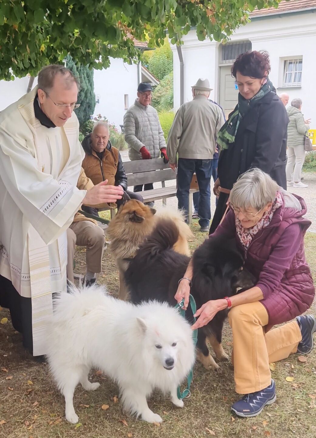 Andacht mit Tiersegnung