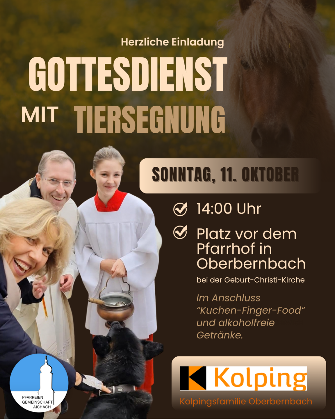 Gottesdienst mit Tiersegnung